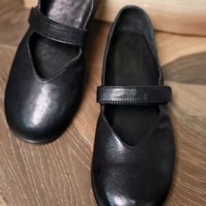 Ladies shoes deer leather shoes